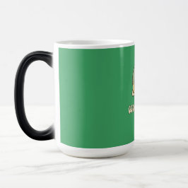 Retro St. Patrick's Day God stämning & tur Smiley Magisk Mugg
