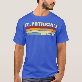 Retro St Patricks Shenanigans T Shirt