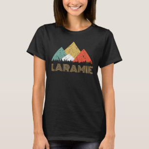 Retro stad av den Laramie bergskjortan T Shirt