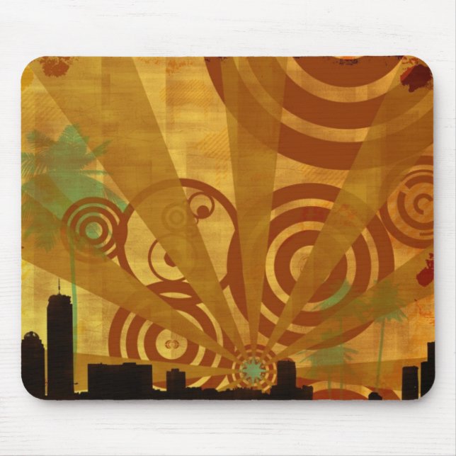 Retro stad musmatta (Framsidan)