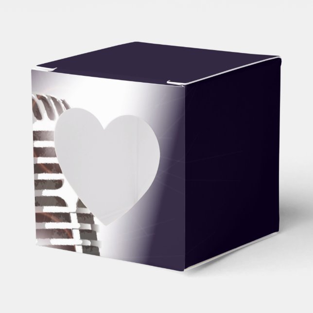 Retro Stage-mikrofon Presentaskar (Framsidan Sidan)