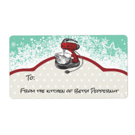 Retro-ställ-mixer från julköket fraktsedel