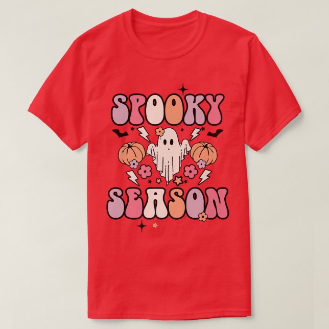 Retro Stanna Spooky Cute Ghost Halloween Funny Spo T Shirt (Design framsida)