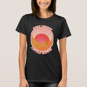 Retro Stanna Trippy Little Hippie Peace Kärlek Hip T Shirt