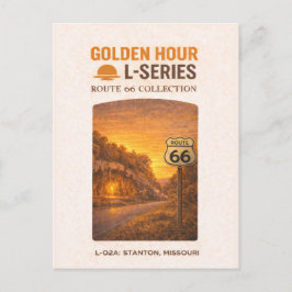 Retro Stanton Missouri Route 66 Landmärke Konst Helg Vykort