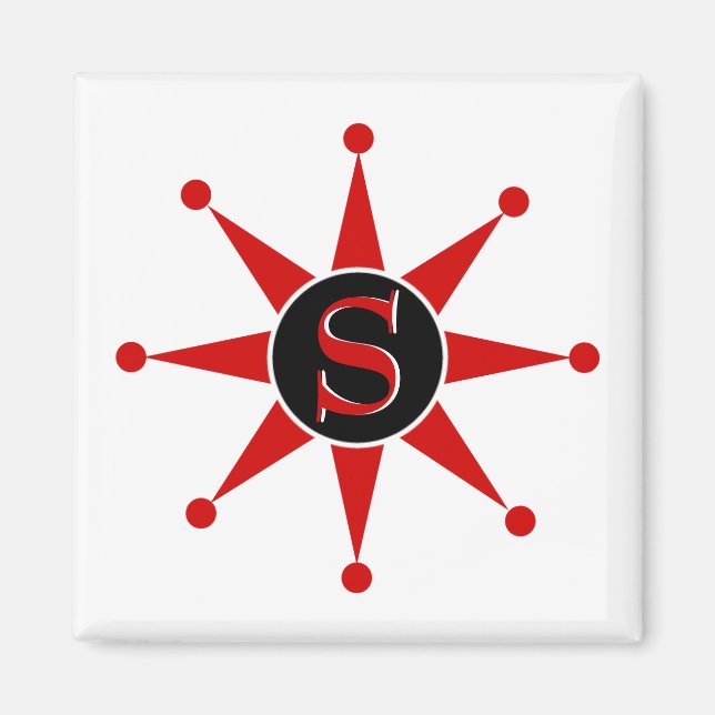 Retro Star Magnet (Framsidan)