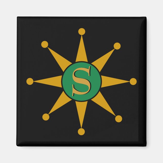 Retro Star Magnet (Framsidan)