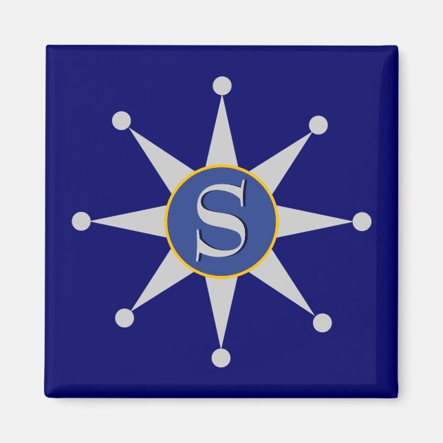 Retro Star Magnet (Framsidan)