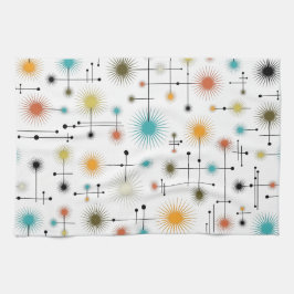 Retro Starburger en Go-Go! Kökshandduk