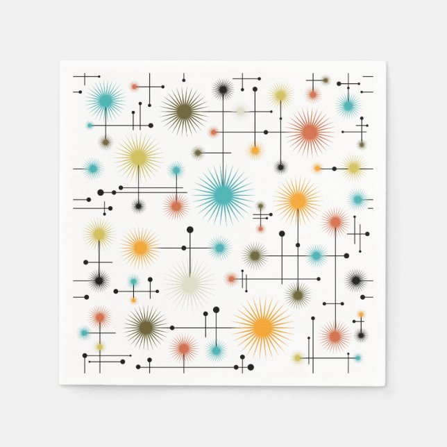 Retro Starburger en Go-Go! Pappersservett (Framsidan)