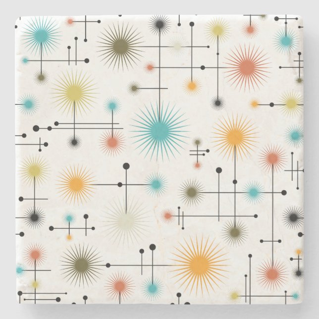 Retro Starburger en Go-Go! Stenunderlägg (Framsidan)