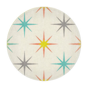 Retro Starburst Mid-Century Mönster