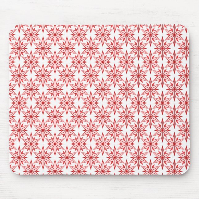 Retro Starlight Mousepad, Bright Red Musmatta (Framsidan)