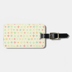 Retro Stars Luggage-tagg Bagagebricka