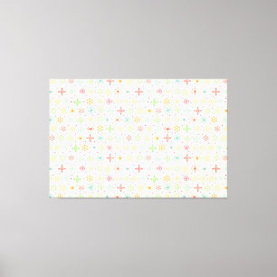 Retro Stars Poster Canvastryck
