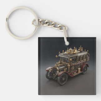 Retro Steampunk Police Cruiser