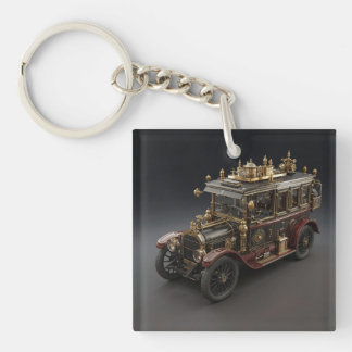 Retro Steampunk Police Cruiser