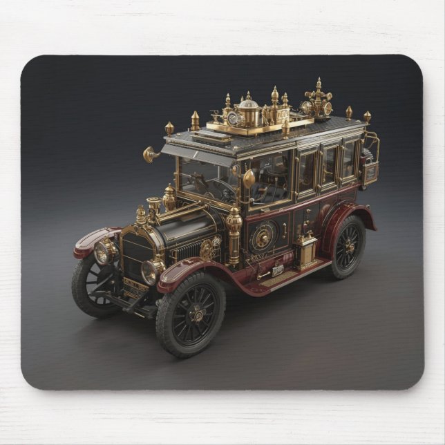 Retro Steampunk Polispatrull Musmatta (Framsidan)