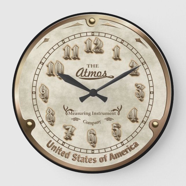 Retro Steampunk stil Clock imitation Stor Klocka (Framsida)