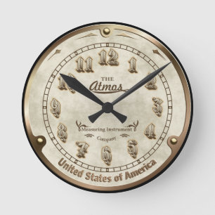 Retro Steampunk stil Klockimitation Rund Klocka