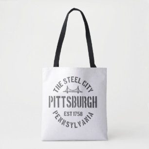 Retro Steel City Pittsburgh Pennsylvania Yinz vint Tygkasse