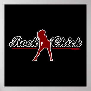 Retro Sten Chick Poster