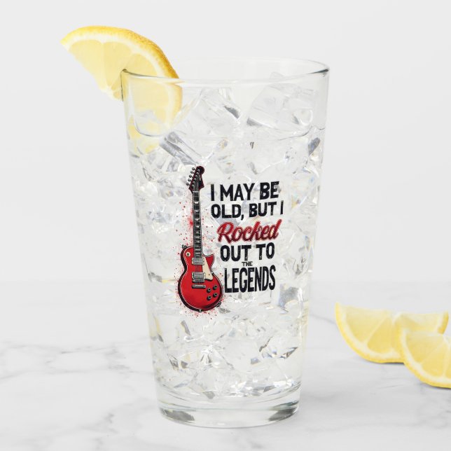 Retro Sten Guitar Classic Music Nostalgia Design Glaskopp (Framsida Ice)