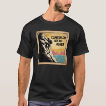 Retro Sten klättning T-Shirt