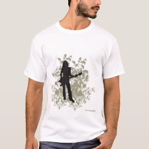 Retro stenflickaT-tröja T-shirt