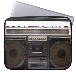 retro stereo för hipster för kassettspelaremusik laptop sleeve