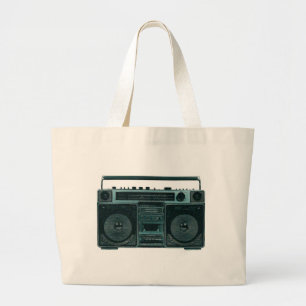 retro stereo hänger lös jumbo tygkasse