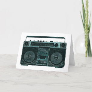 retro stereo- kort