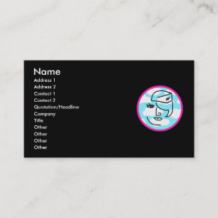 Retro Stewardessvisitkortar Visitkort