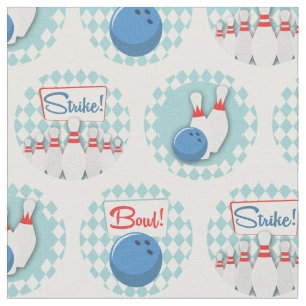 Retro stift för bowlingmönsterbowlingklot tyg