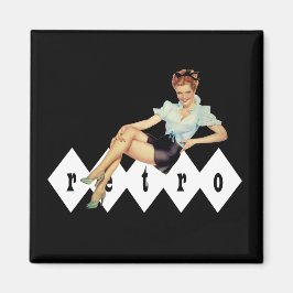 Retro-stift upp magnet