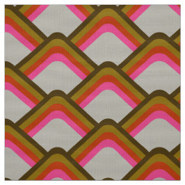 Retro stil 60-tal 70-tal mönster tyg