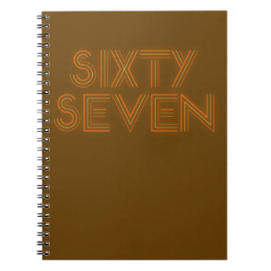 Retro stil 67 anteckningsbok