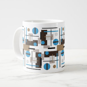 Retro stil Abstract Design mönster Jumbo Mugg