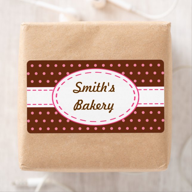 Retro Stil-affärsetiketter Fraktsedel (Insitu)