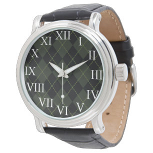 Retro Stil Argyle Watch Armbandsur