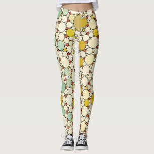 Retro Stil Art-grafik Leggings