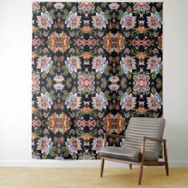 Retro Stil Blommigt med flera färgader