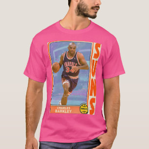 Retro Stil Charles Barkley Trading Card T Shirt