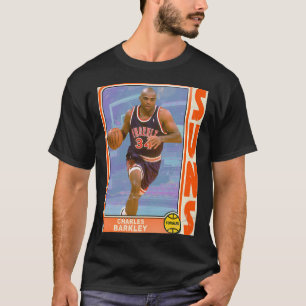 Retro Stil Charles Barkley Trading Card T Shirt
