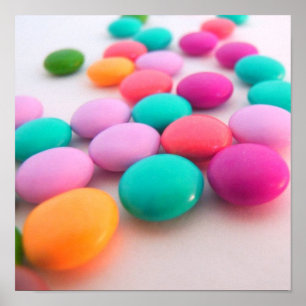 RETRO STIL CHOCOLATE CANDY POSTER 12 x 12