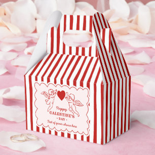 Retro Stil Cupid Krafs Glad Galentine's Day Presentaskar
