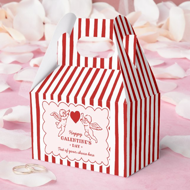 Retro Stil Cupid Krafs Glad Galentine's Day Presentaskar (Bröllop)