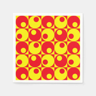Retro stil-design pappersservett