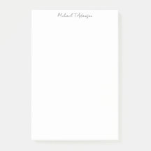 Retro Stil Elegant Plain Simple White Calligraphy