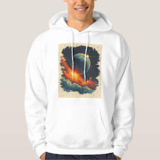Retro-stil galaxy hoodie